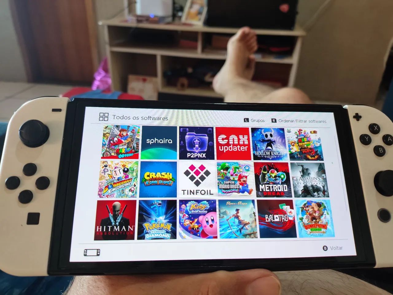 Nintendo switch Oled Des.blok.eado