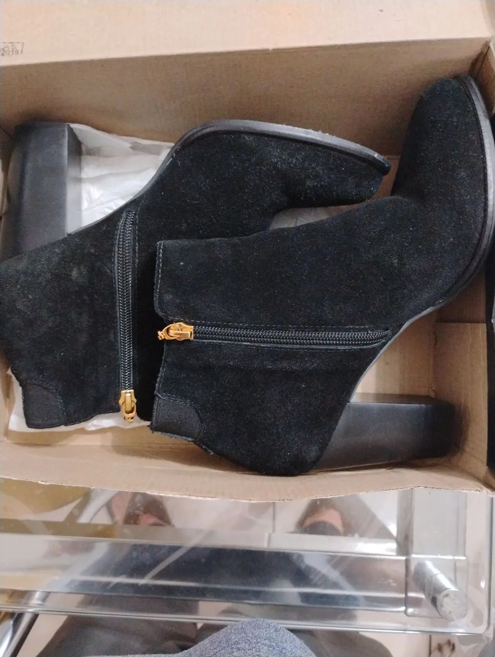 Bota cano curto feminino 
