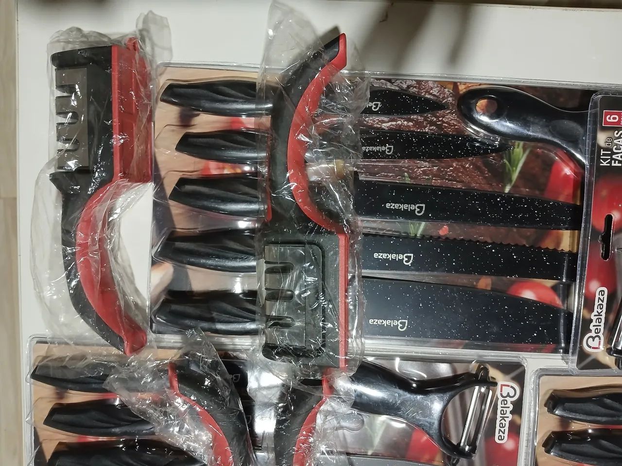 Jôgo de facas é amolador SÓ RS: 70,00