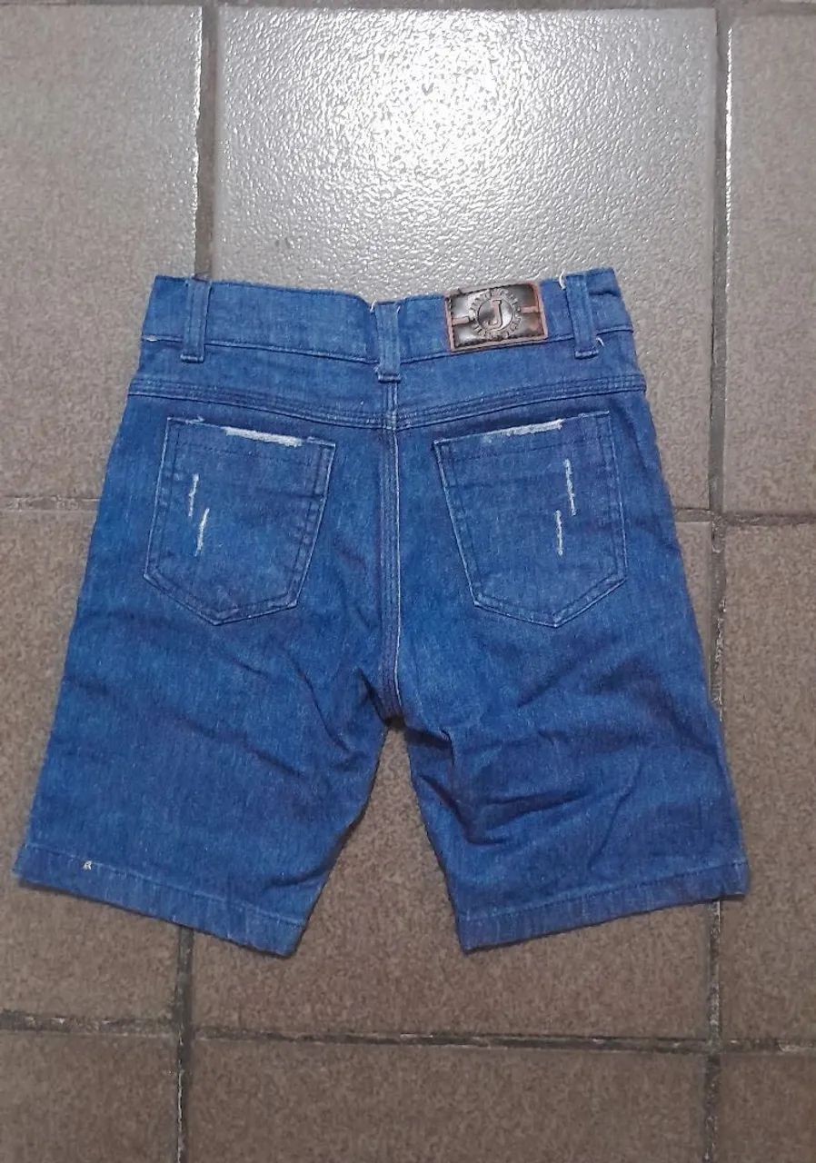 Shorte Jeans Menino 8 anos - Foto 2