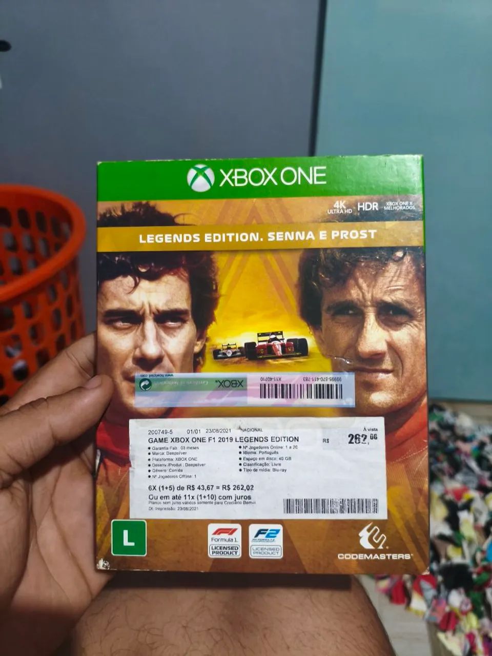 Legends Edition Senna & Prost + DUAS capas/originais - Jogos de