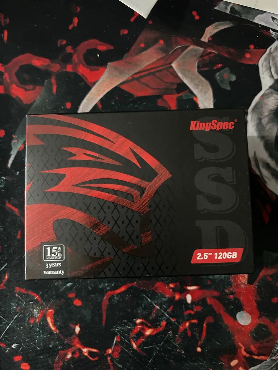 SSD 120GB KingSpec SATA III - Novo e na caixa (Melhore o desempenho)