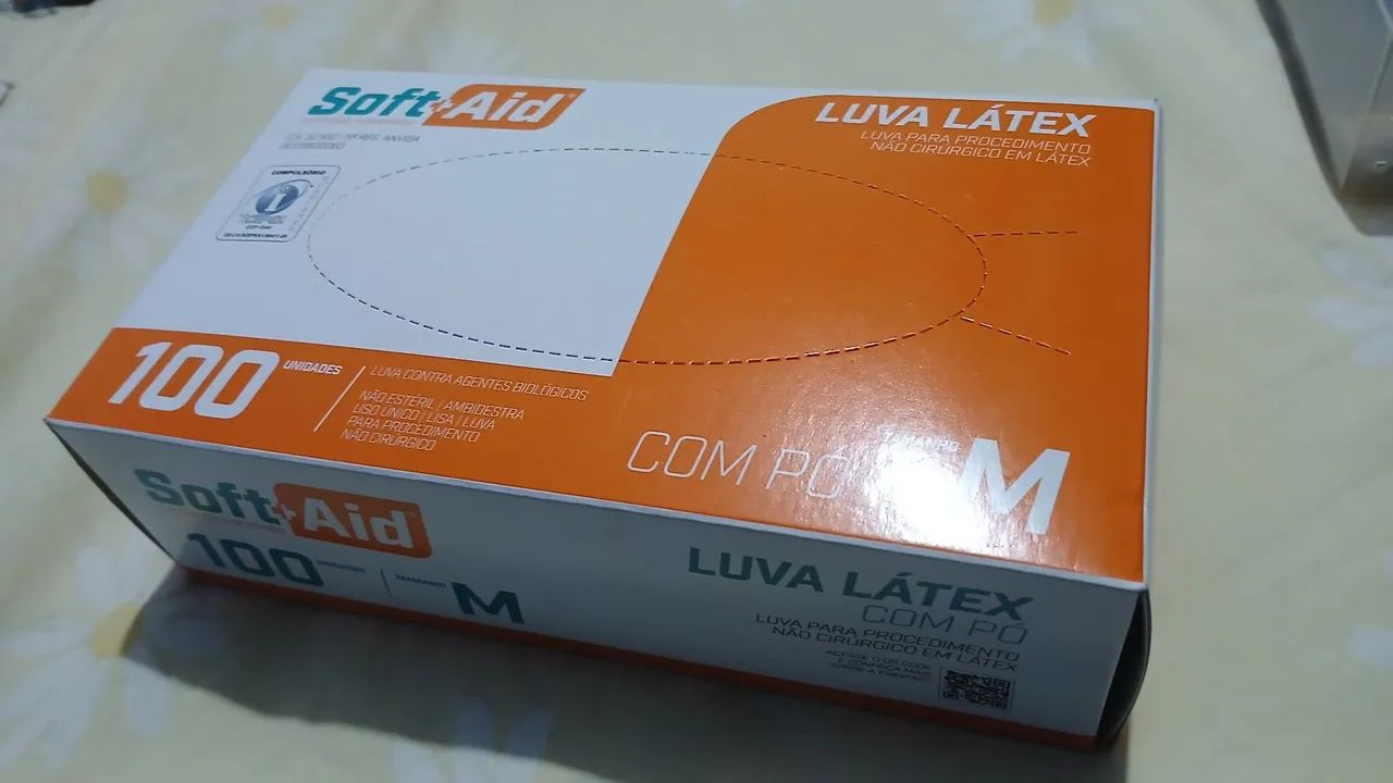 Luvas de procedimento com pó - Foto 2