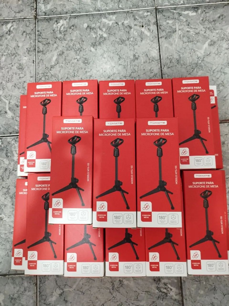Suporte para microfone de mesa
