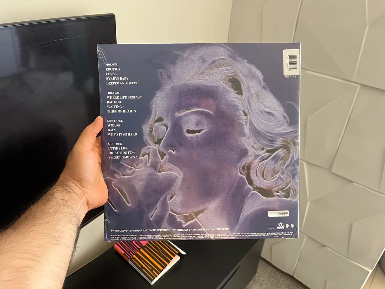 Madonna - Erótica - Disco Branco  - Foto 2
