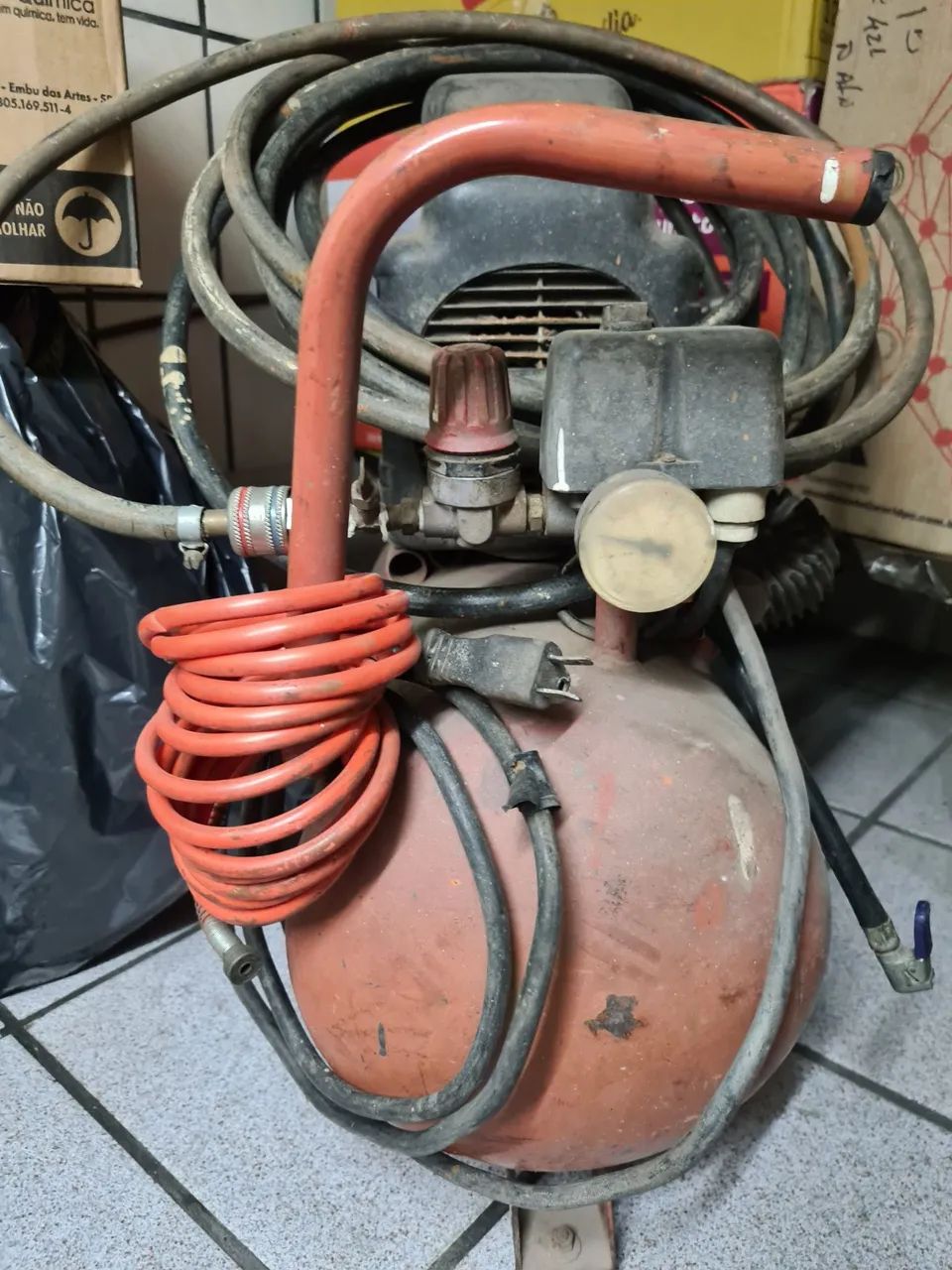 Compressor de Ar Kambozi FX90 115lbs - Foto 6