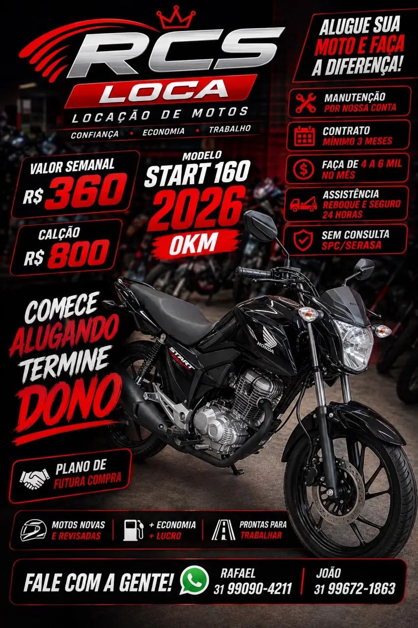 Aluguel Start 160 0Km