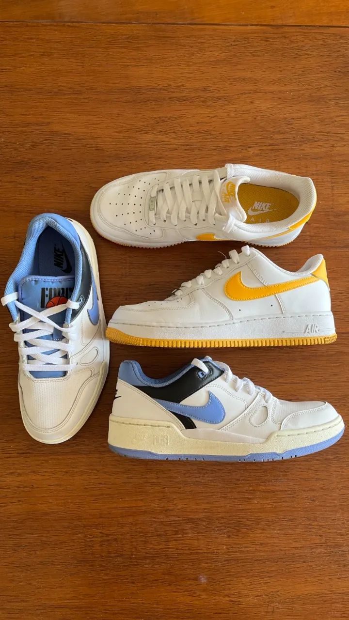 Tênis Air Force 1 e Full Force Low