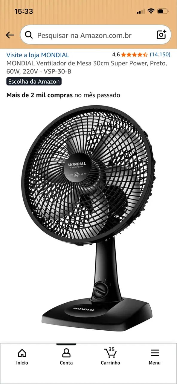 Ventilador turbo