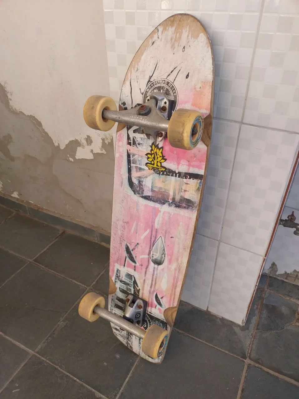 Skate Old School / Cruiser Completo - Rodas Moska Downhill Slide 70mm - Foto 3
