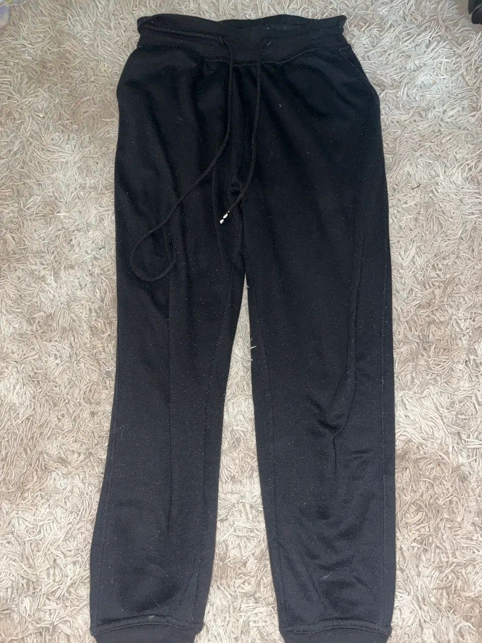 calça moletom preta básica 