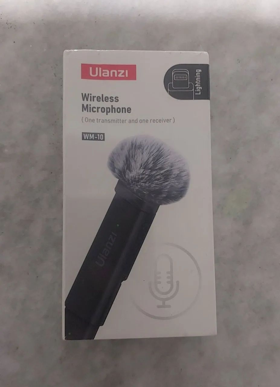 Microfone Lapela Ulanzi Lightning