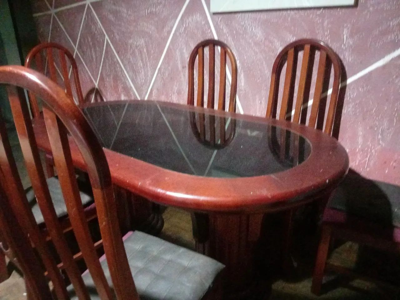 Mesa de Jantar Imbuia maciça 