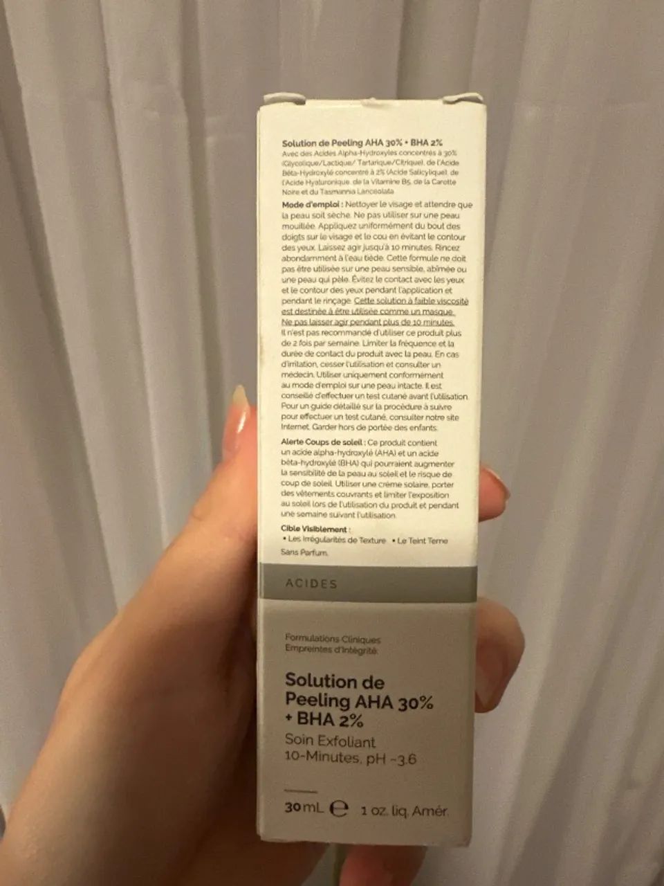 Peeling viral IMPORTADO The Ordinary AHA 30% + BHA 2% - Foto 4