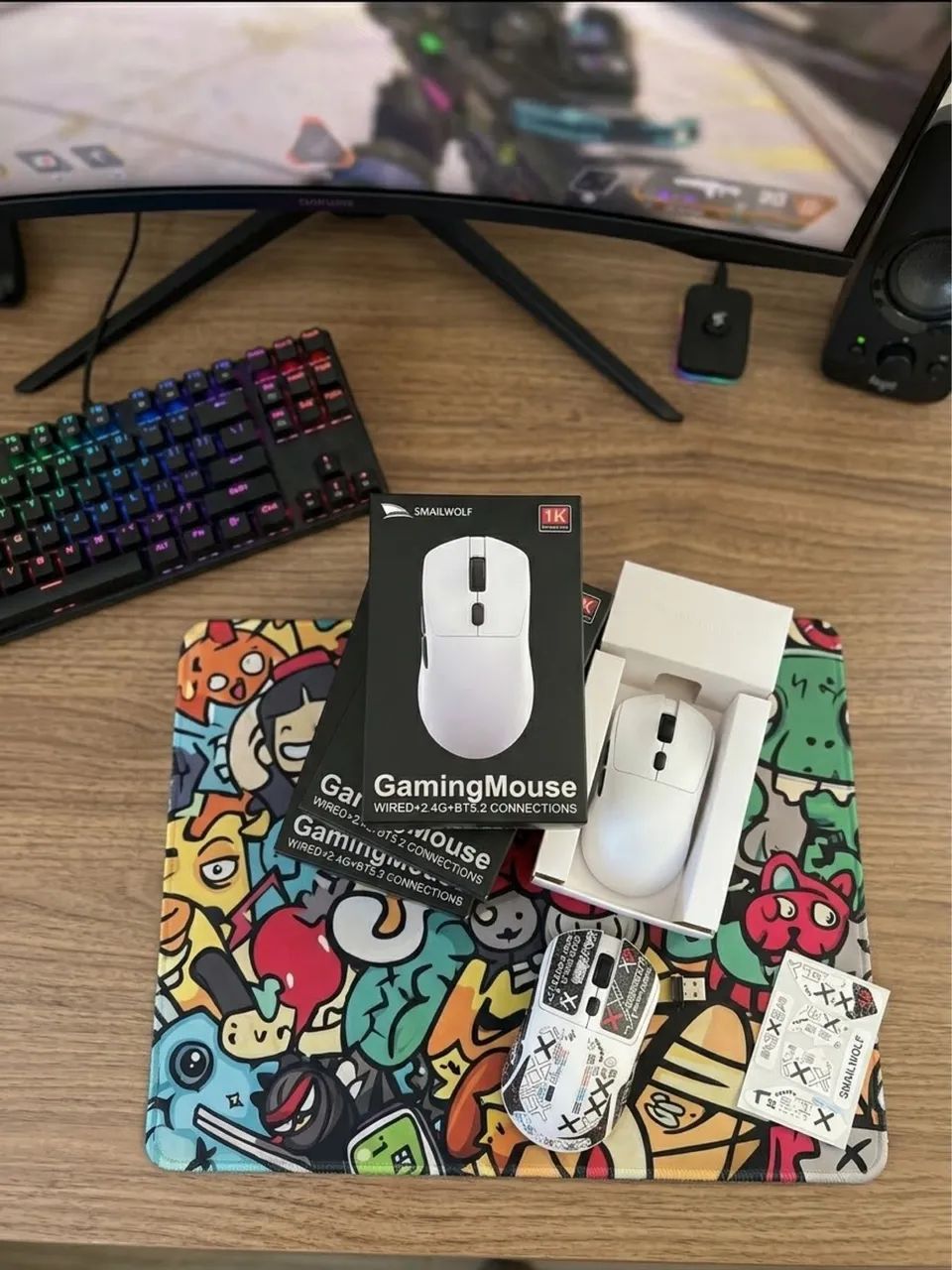 Mouse Smailwolf M3 sem fio - Foto 2
