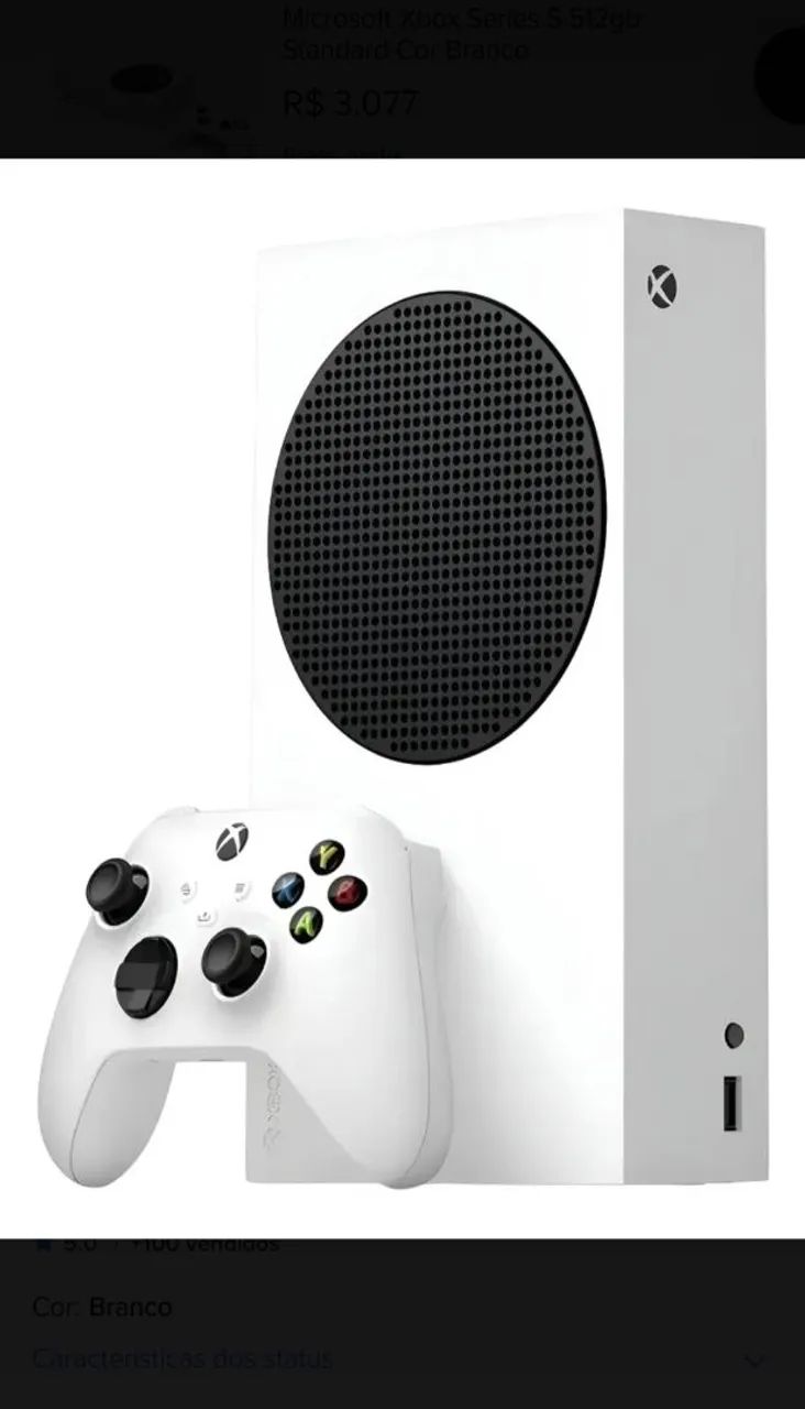 Microsoft Xbox Series S 512gb Standard Cor Branco - Foto 4