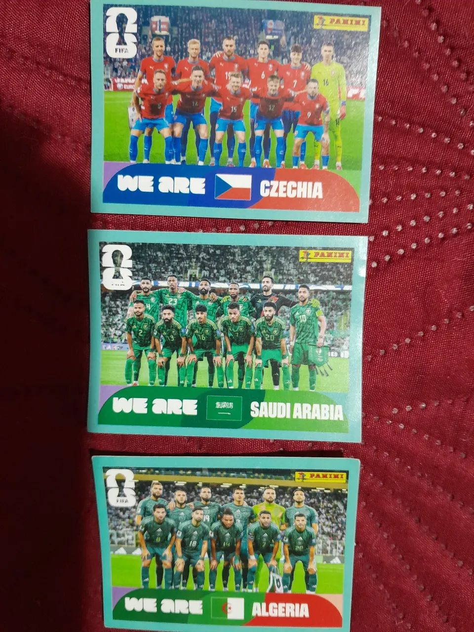 Troco figurinha perfilados seleção 13 