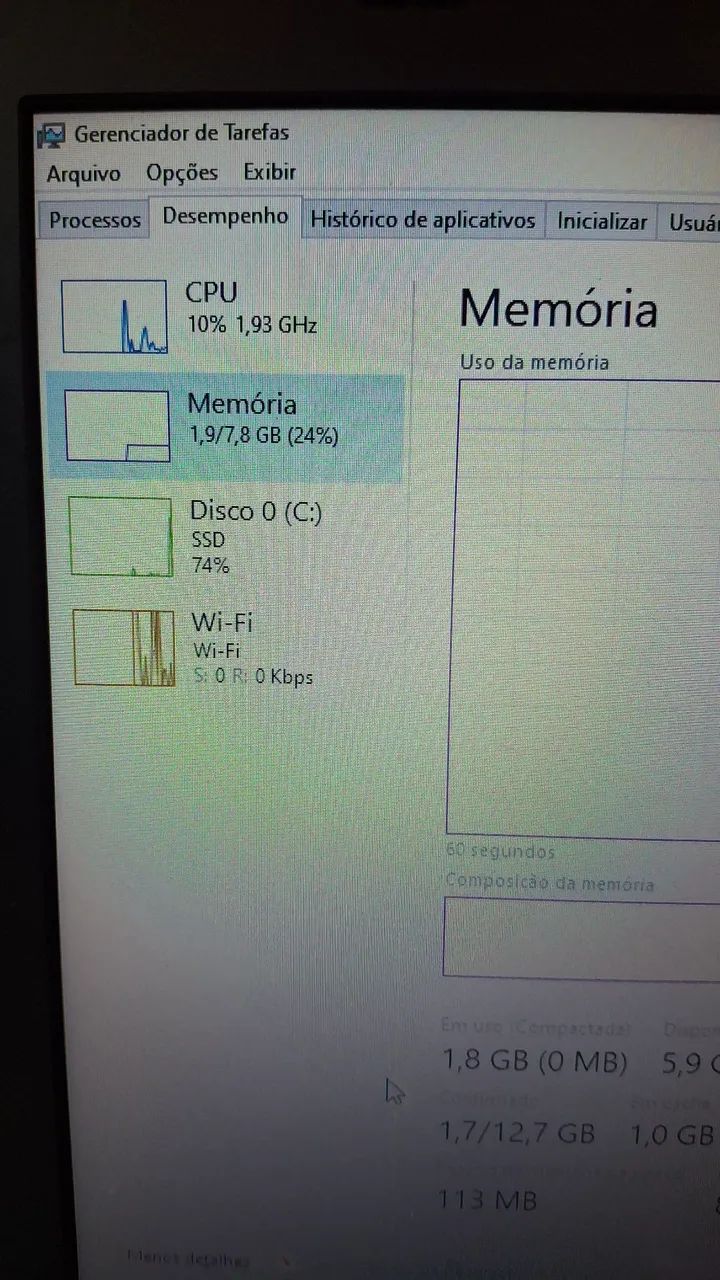 Notebook Dell - antigo