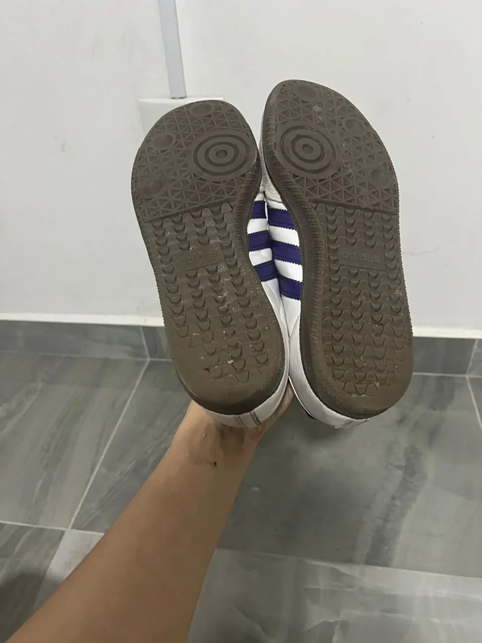 Adidas samba roxo e branco  - Foto 5