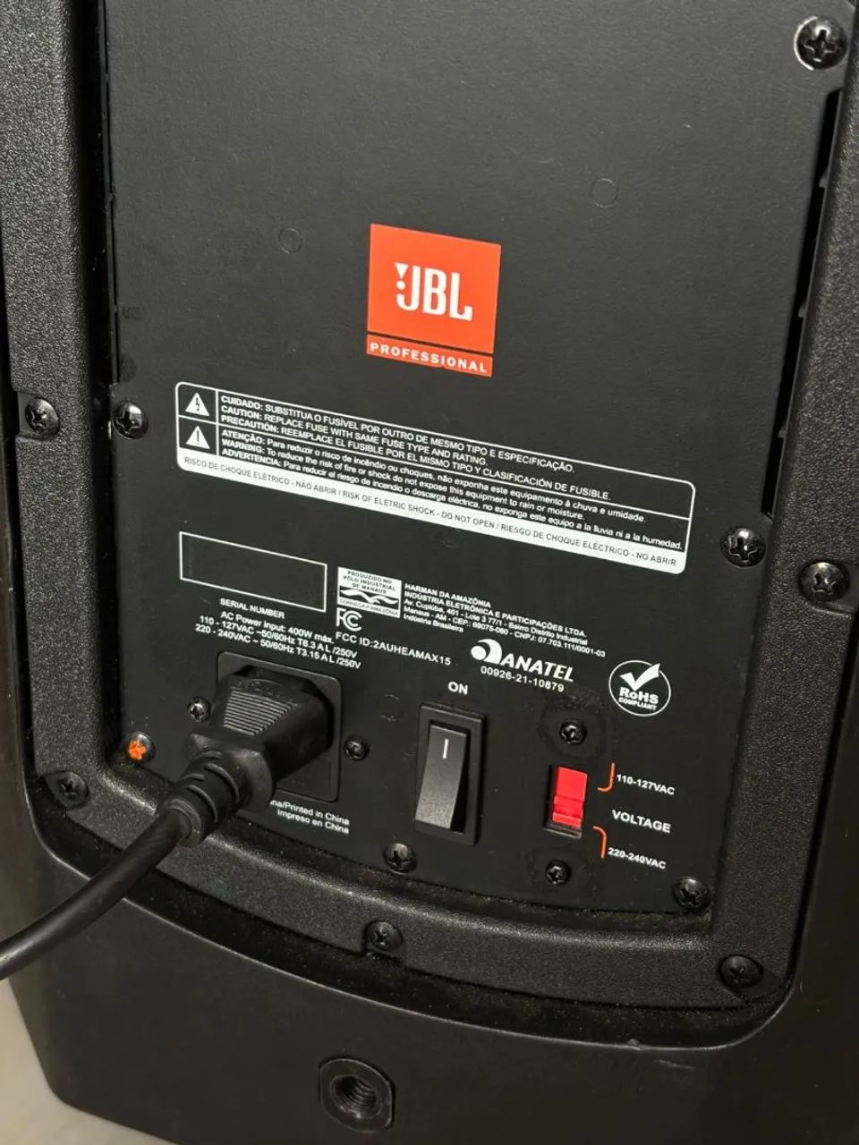 JBL MAX 12 Ativa Bluetooth + Capa - Funcionando Perfeitamente - Foto 5