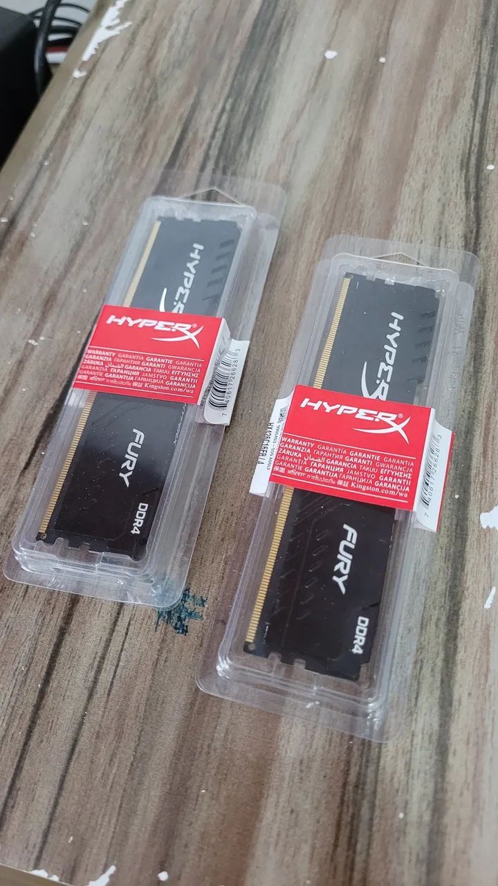 Memórias Ram 8GB DDR4 2666Mhz - (2x4gb) HyperX FURY - Foto 3