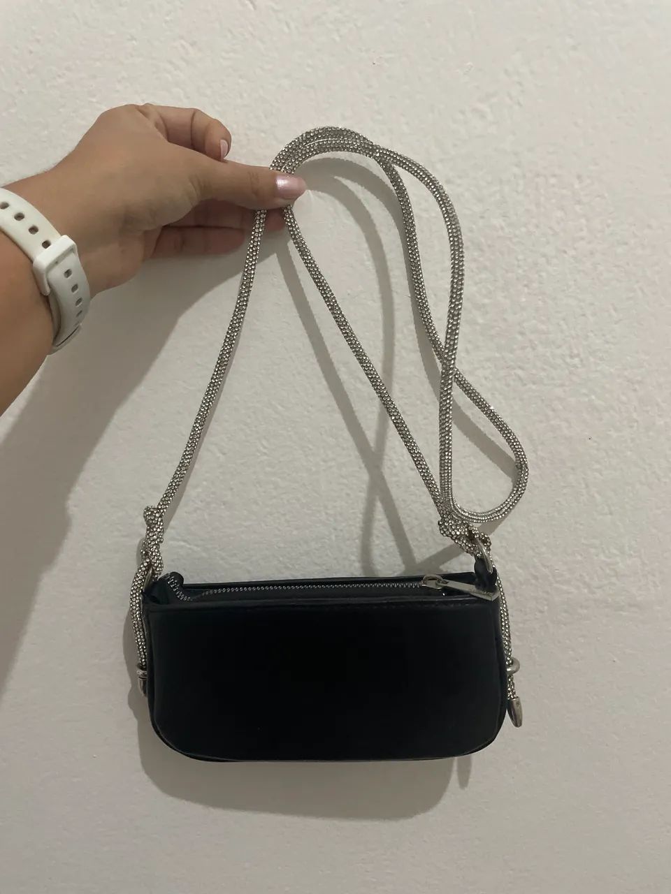 Bolsa de festa preta estilosa