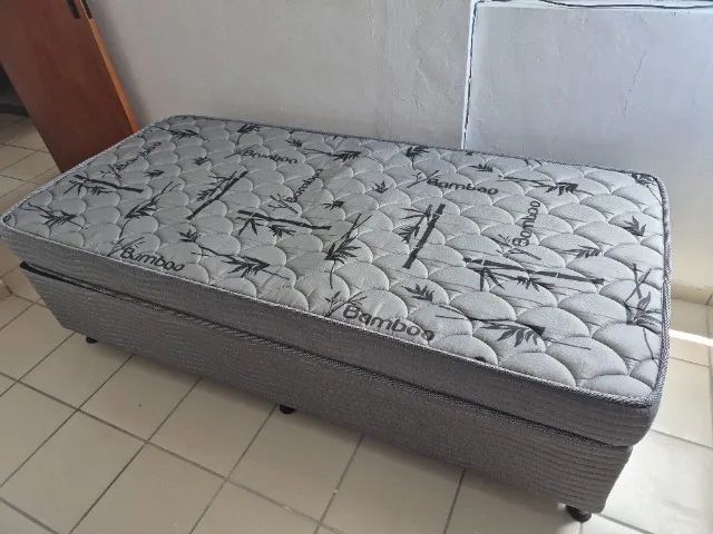 2 COLCHÕES DE SOLTEIRO COM BOX ESPUMA D-33 SUPREMA