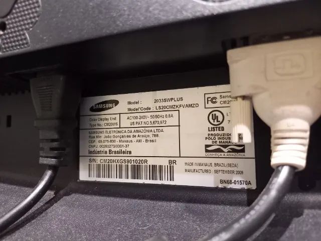 Monitor 60hz SansungSyncmaster 2033 - Foto 4