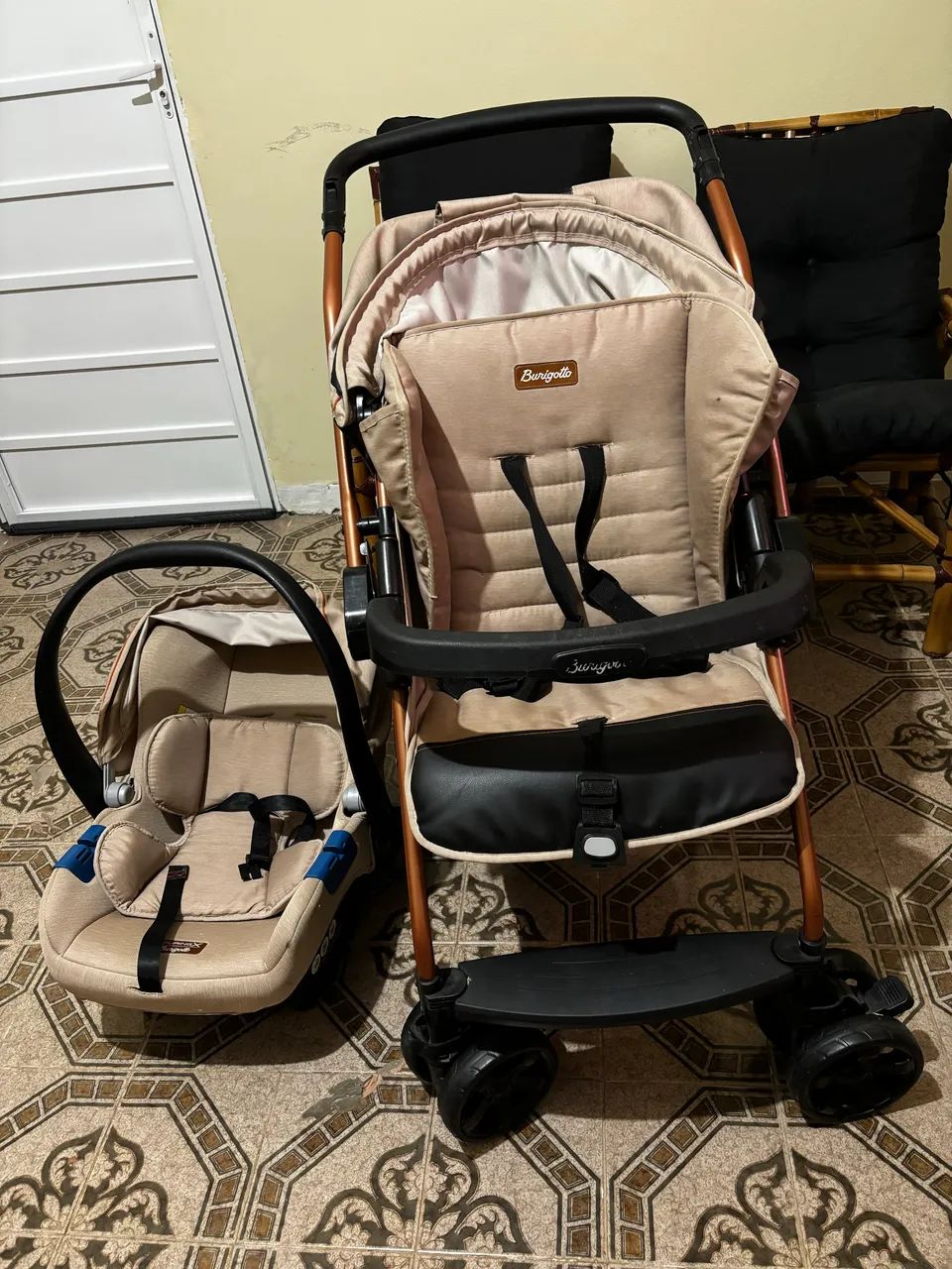 Conjunto carrinho de bebê 