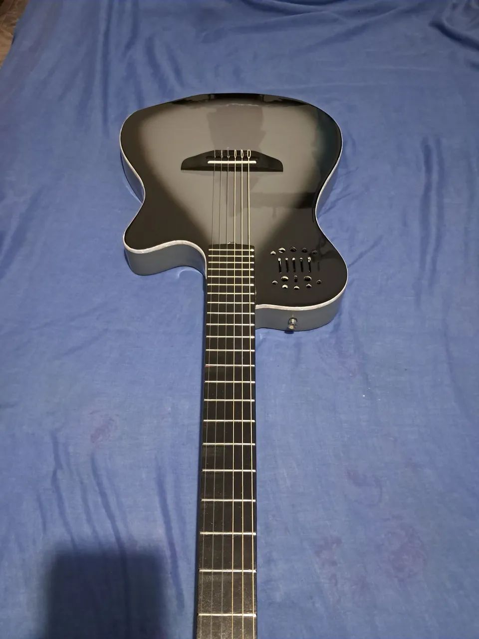 Violão flat semi acústico gleuso luthier  - Foto 3