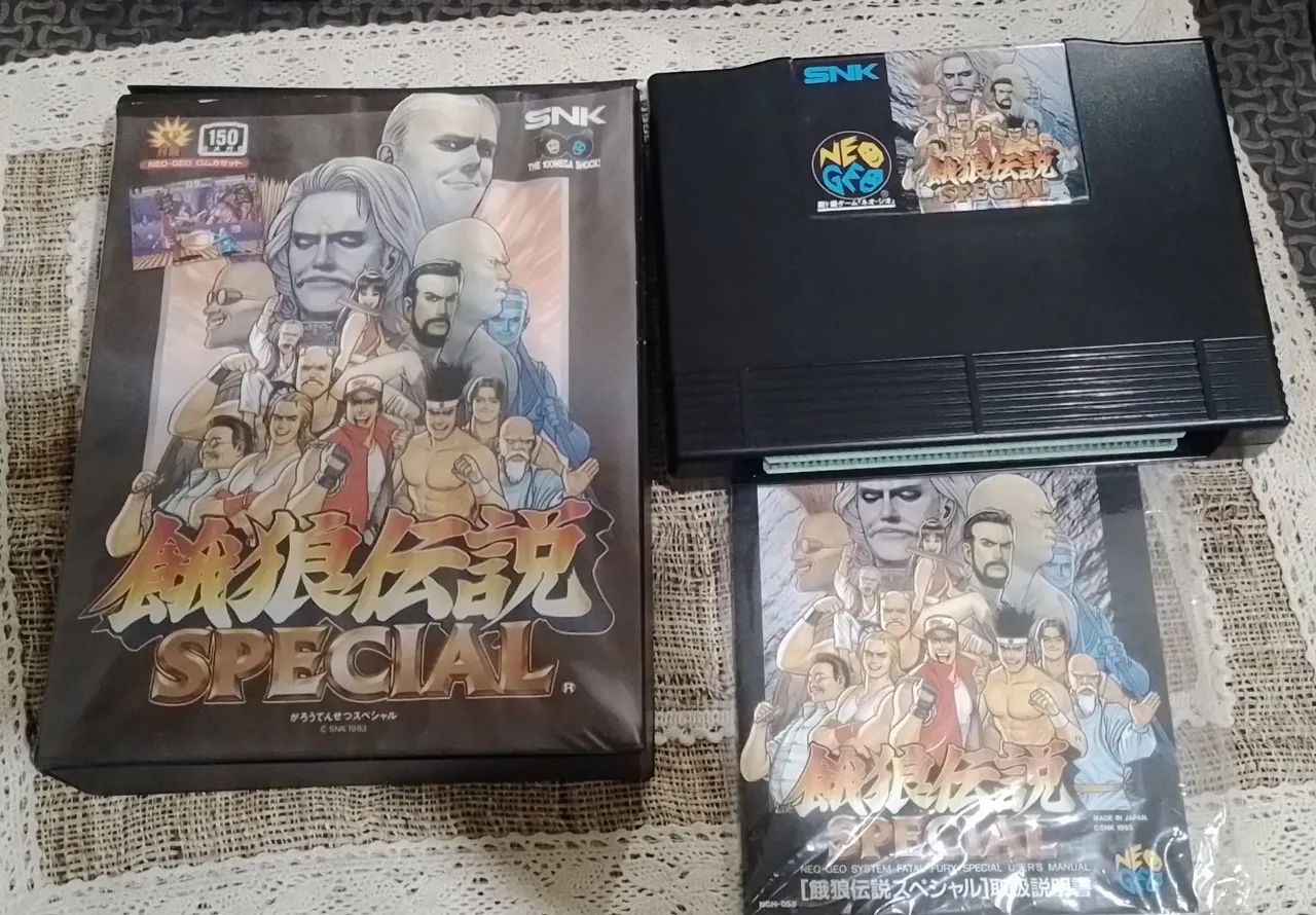 Lote 6 Jogos Orignais NEOGEO AES Completos - Jogos de Vídeo Game
