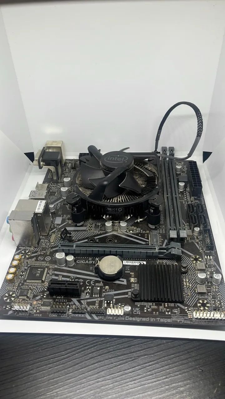 Kit Processador i3 10100f + Placa Mãe H410M H V3 - Foto 2