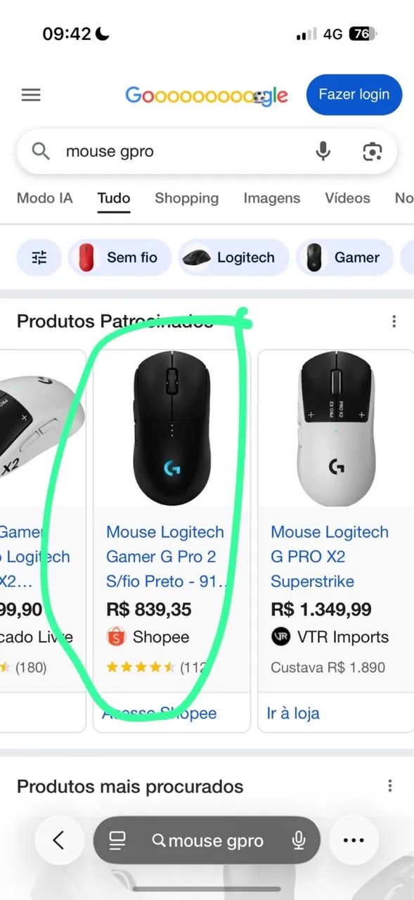 Mouse long tech pro 2 - Foto 2