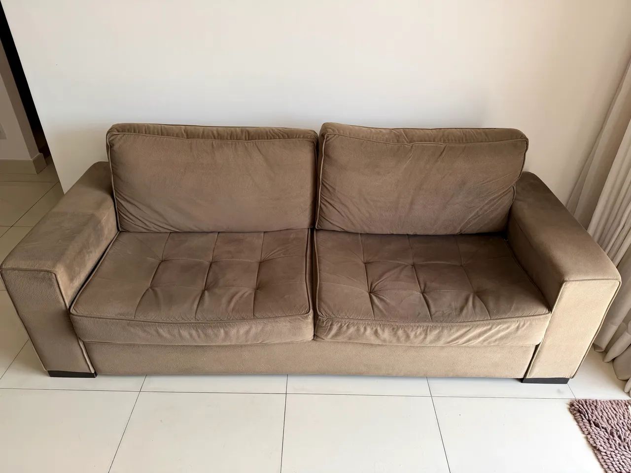 Sofá Marrom 2,20m - Foto 3
