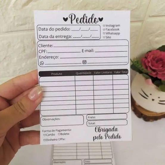 Blocos de Pedidos Taloes  - Foto 5