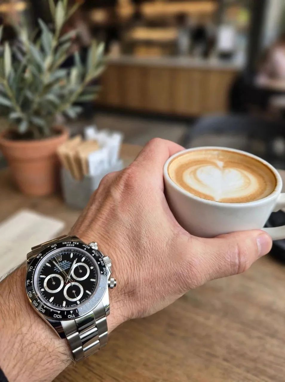 Rolex Daytona preto  - Foto 5