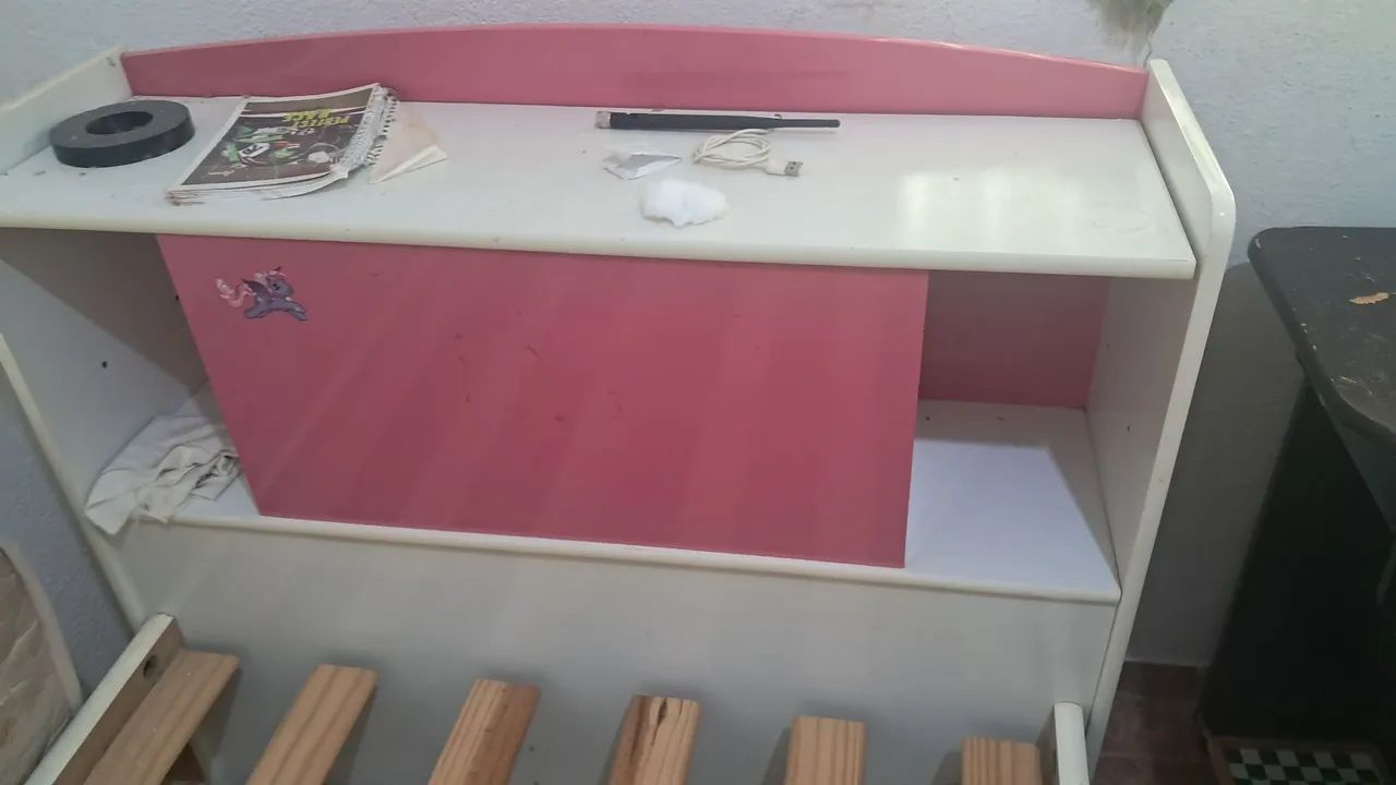 Bicama com baú e gavetas 