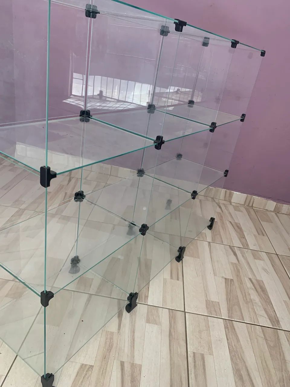Pratileira/ Vitrine de Vidro  - Foto 2