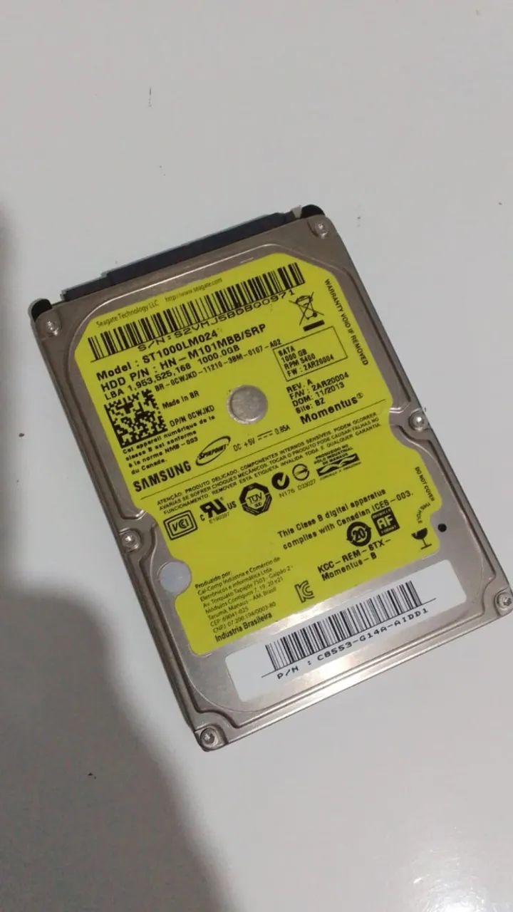 HD 1 TB notebook/PS4/PS3/XBOX
