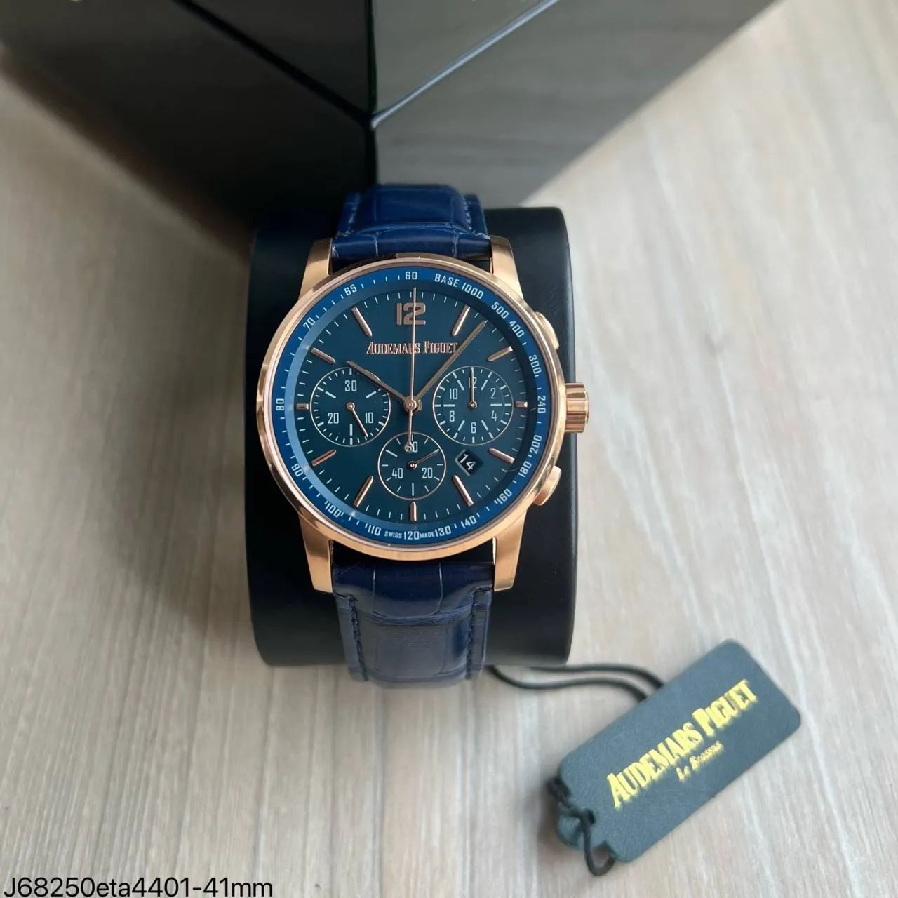 Relógio Audemars Pigue Rose Azul - ETA  S/c