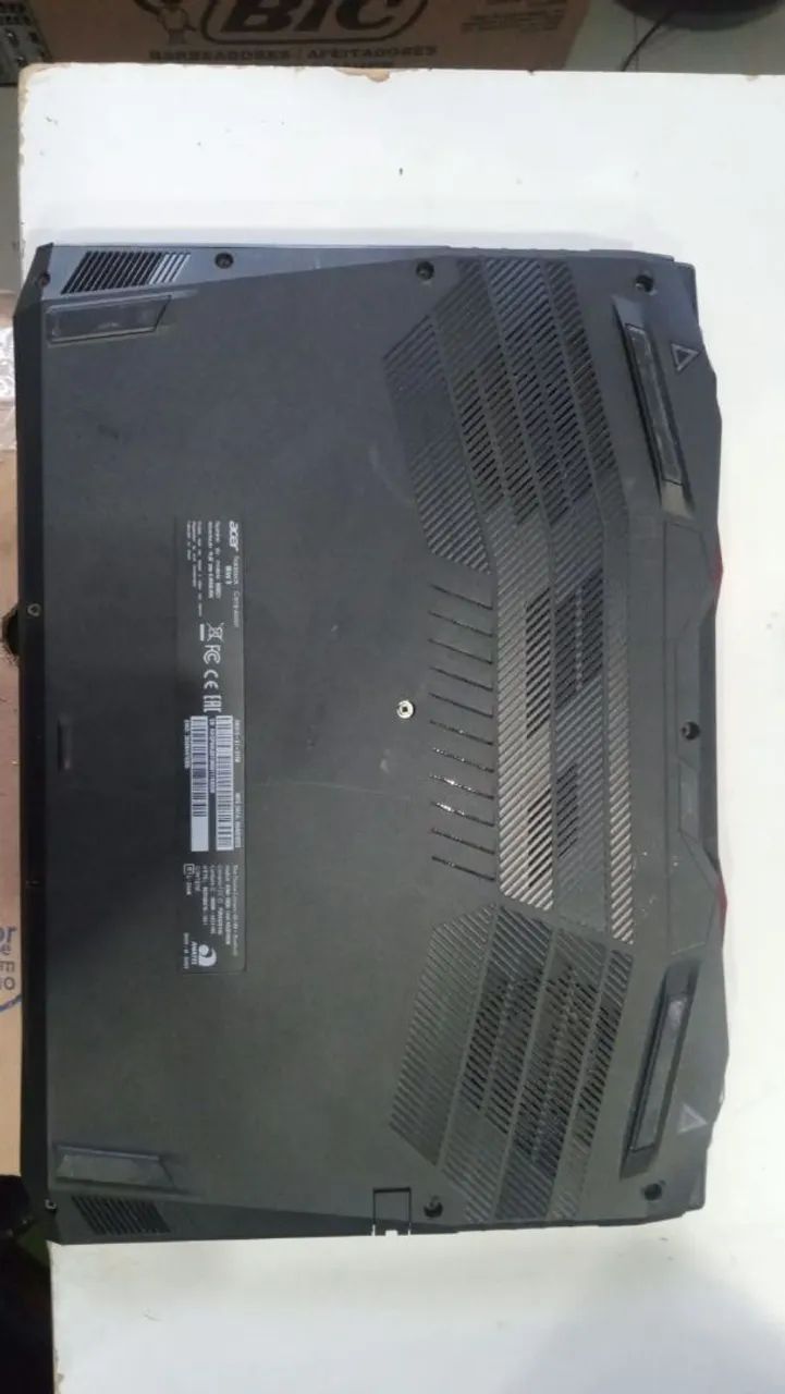 Vendo notebook placa mãe queimada 