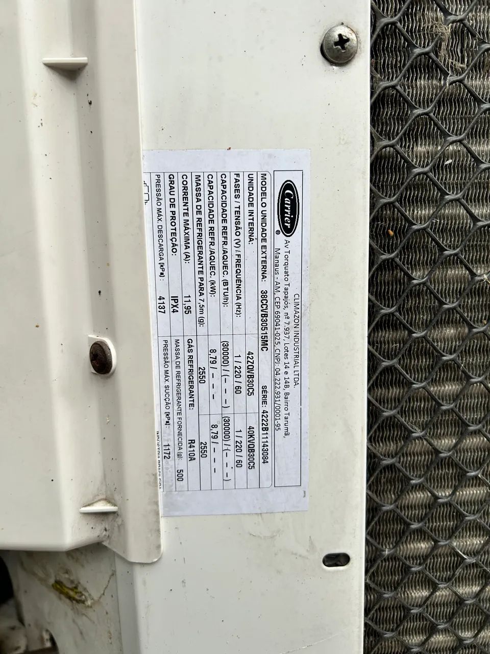 Máquina condensadora 30.000 split/carrier inverter - Foto 2
