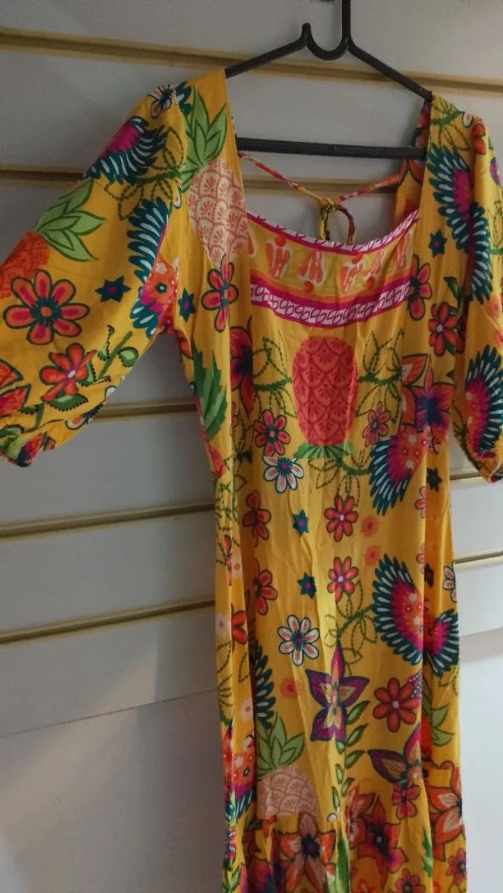 Vestido longo estampado  - Foto 3