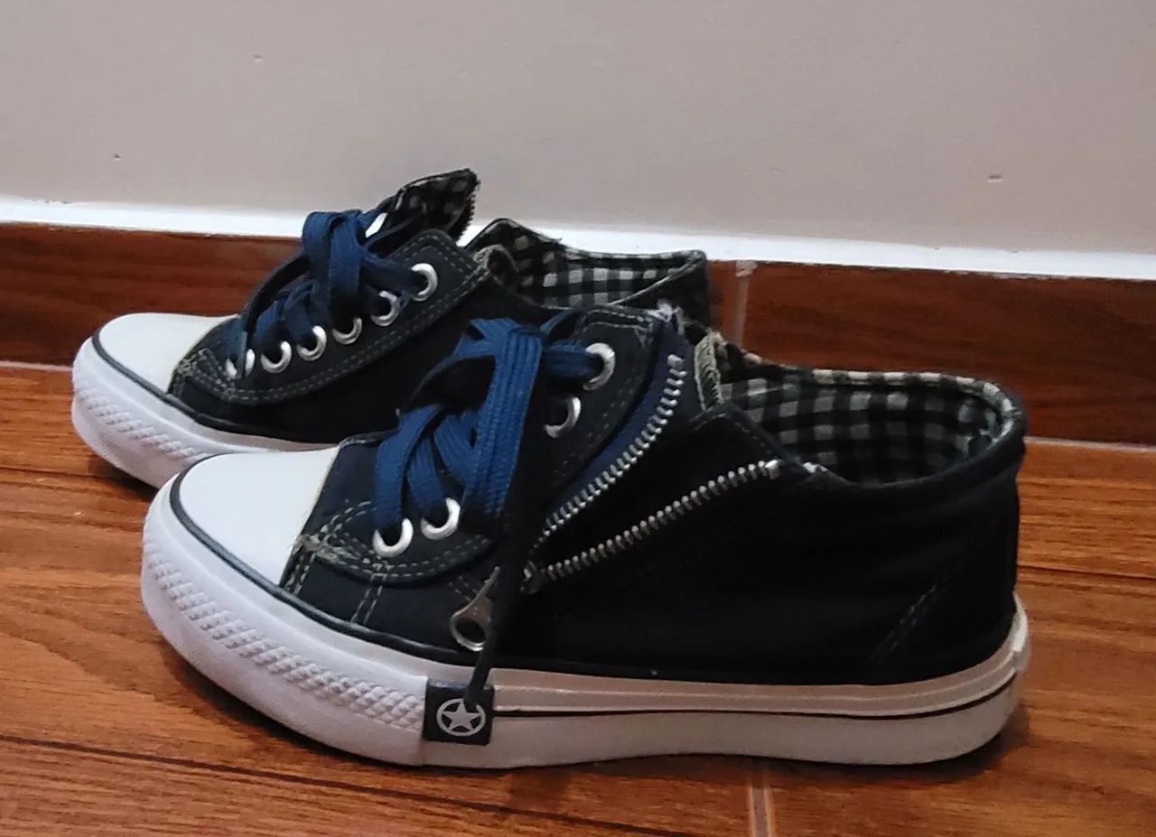 Tênis ? Lindo de jeans com Zíper. - Foto 3
