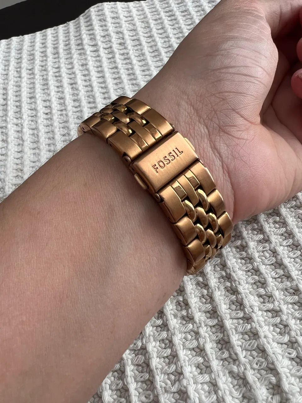 Relógio Fossil Feminino Rosé Bronze Importado | Elegante e Sofisticado - Foto 3