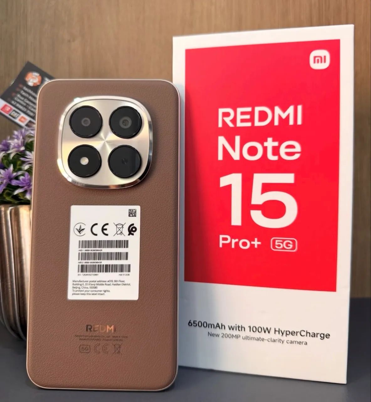 Note 15 Pro Plus Redmi 256GB 8 Ram | Lacrado | Novo | Parcelamos 