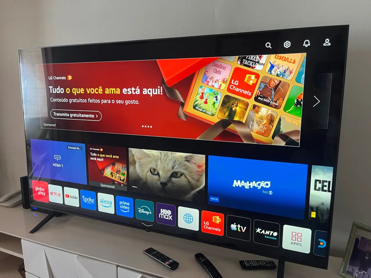 Televisão 75 polegadas 