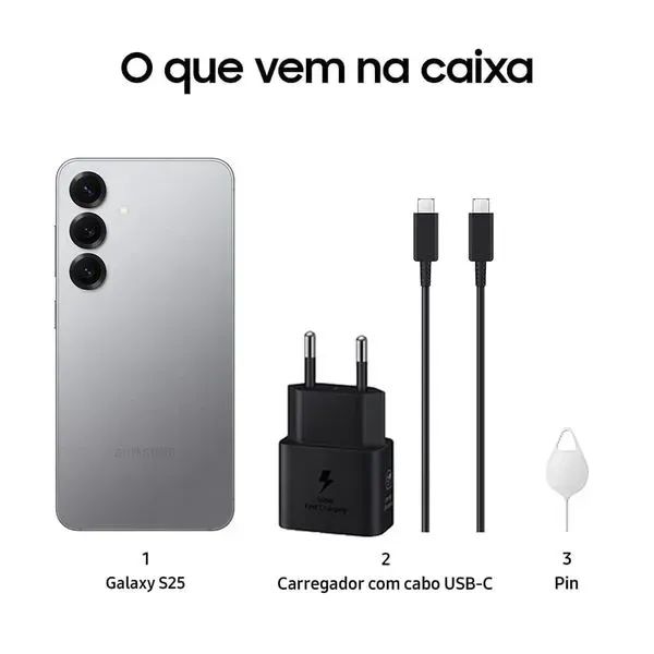 Samsung Galaxy S25 5G, 256GB, 12GB RAM  (OFERTA PARA MEI OU CNPJ) - Foto 4