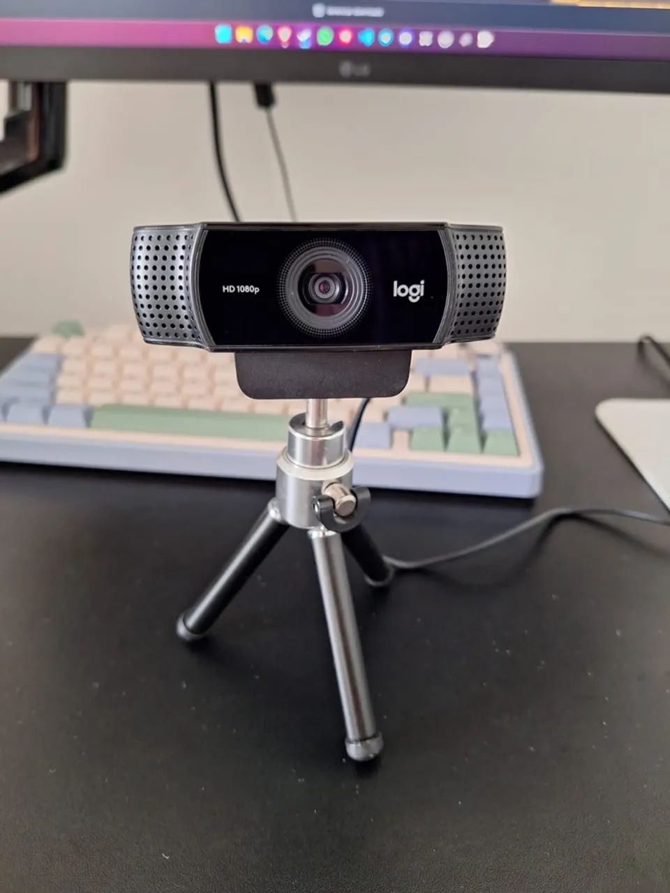 WEBCAM LOGITECH C922 PRO STREAM FULL HD - Foto 4