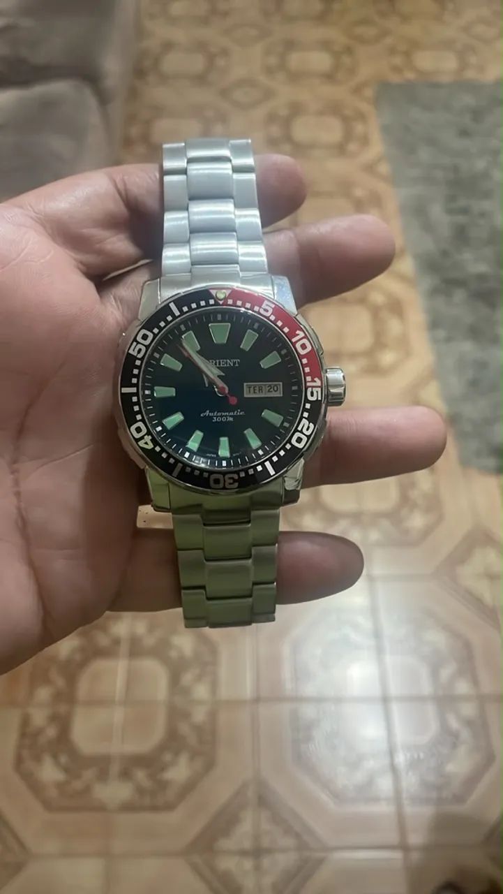 Relógio Orient Poseidon automático Diver 300m - Foto 2
